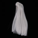 Light Gray Straight Hair 7-8inch Wig for 1/4 BJD Mini Dollfie DOD SD DD Doll Cosplay Outfit