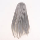 Light Gray Straight Hair 7-8inch Wig for 1/4 BJD Mini Dollfie DOD SD DD Doll Cosplay Outfit