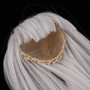 Light Gray Straight Hair 7-8inch Wig for 1/4 BJD Mini Dollfie DOD SD DD Doll Cosplay Outfit
