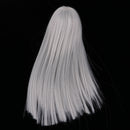 Light Gray Straight Hair 7-8inch Wig for 1/4 BJD Mini Dollfie DOD SD DD Doll Cosplay Outfit
