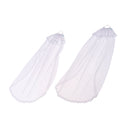 Fashion Doll Wedding Bridal Head Veil 12Inch Doll Wedding Clothes Accessories (White)