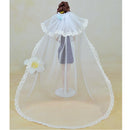 Fashion Doll Wedding Bridal Head Veil 12Inch Doll Wedding Clothes Accessories (White)