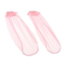Fashion Doll Wedding Bridal Head Veil 12Inch Doll Wedding Clothes Accessories (Pink)