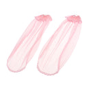 Fashion Doll Wedding Bridal Head Veil 12Inch Doll Wedding Clothes Accessories (Pink)