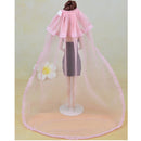Fashion Doll Wedding Bridal Head Veil 12Inch Doll Wedding Clothes Accessories (Pink)
