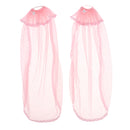 Fashion Doll Wedding Bridal Head Veil 12Inch Doll Wedding Clothes Accessories (Pink)