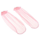 Fashion Doll Wedding Bridal Head Veil 12Inch Doll Wedding Clothes Accessories (Pink)