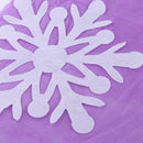 24 Inch Doll Accessories Snowflake Print Bedding Set with Mattress, Pillows and Sheet Set, For Night Lolita Dolls, Kids Christmas Gifts