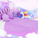 24 Inch Doll Accessories Snowflake Print Bedding Set with Mattress, Pillows and Sheet Set, For Night Lolita Dolls, Kids Christmas Gifts
