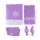 24 Inch Doll Accessories Snowflake Print Bedding Set with Mattress, Pillows and Sheet Set, For Night Lolita Dolls, Kids Christmas Gifts