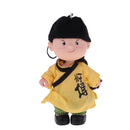 10cm Lovely Kung Fu Doll People Figure Yellow Mobile Phone, Bag Pendant Accessories