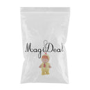 10cm Mini Doll Keychain Cute Handbag Pendant Charming Keyring Accessories for Women Xmas Gifts (Yellow)