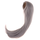 1/3 Male BJD Long Straight Hair Wig for Normal 70cm Uncle Dolls DIY Accessories Gray