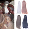 1/3 Male BJD Long Straight Hair Wig for Normal 70cm Uncle Dolls DIY Accessories Gray