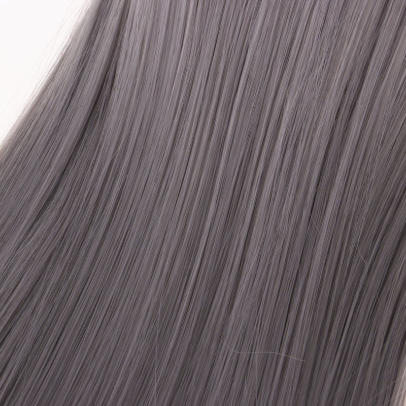 1/3 Male BJD Long Straight Hair Wig for Normal 70cm Uncle Dolls DIY Accessories Gray