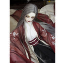 1/3 Male BJD Long Straight Hair Wig for Normal 70cm Uncle Dolls DIY Accessories Gray