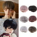 Fashion Beauty 56cm Short Gray Hair for 1/3 BJD Doll Boy Dolls DIY Making Accessories
