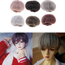 Fashion Beauty 56cm Short Gray Hair for 1/3 BJD Doll Boy Dolls DIY Making Accessories