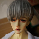 Fashion Beauty 56cm Short Gray Hair for 1/3 BJD Doll Boy Dolls DIY Making Accessories