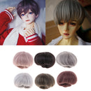 Fashion Beauty 56cm Short Gray Hair for 1/3 BJD Doll Boy Dolls DIY Making Accessories