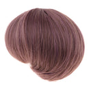 Chic Cute Straight Short BJD Doll Wigs for 1/3 Doll Soft Touch Wig Brown