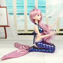 Handmade 1/3 Doll Mermaid Princess Tail Costume for BJD Clothing Cosplay