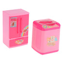 Music Refrigerator Fridgee and Washing Machine Model for Mel-Chan Dollouse Funiture Girls Playset