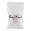 Foldable Doll Stroller with Hood Pink Baby Trolley Pushchair Simulation Furniture Playsets For Mellchan Baby Mini Reborn Doll