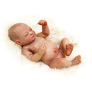 Boutique Soft Vinyl 10inch Reborn Baby Girl Doll Hand Painted Newborn Baby Doll Model with Nursing Bottle