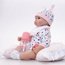 OtardDolls 45cm Soft Silicone Handcraft Newborn Baby Dolls Realistic Looking Reborn Doll Baby Toddler Kids Gift