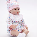 OtardDolls 45cm Soft Silicone Handcraft Newborn Baby Dolls Realistic Looking Reborn Doll Baby Toddler Kids Gift