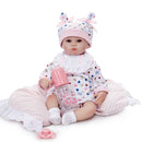 OtardDolls 45cm Soft Silicone Handcraft Newborn Baby Dolls Realistic Looking Reborn Doll Baby Toddler Kids Gift