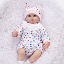 OtardDolls 45cm Soft Silicone Handcraft Newborn Baby Dolls Realistic Looking Reborn Doll Baby Toddler Kids Gift