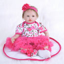 OtardDolls 55m Soft Silicone Handcraft Newborn Baby Dolls Realistic Looking Reborn Doll Baby Toddler Kids Gift
