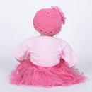 Handmade Silicone 22inch Reborn Baby Unisex Doll Newborn Toddler with Magnetic Pacifier, and Nursing Bottle