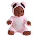12'' Toddler Newborn Baby Boy Doll Black African Ethnic Cute Infant - Pink