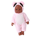 12'' Toddler Newborn Baby Boy Doll Black African Ethnic Cute Infant - Pink