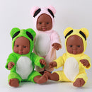 12'' Toddler Newborn Baby Boy Doll Black African Ethnic Cute Infant - Pink