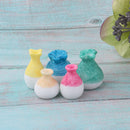 1:12 Ceramic Porcelain China Flower Vases Dollhouse Decoration Accessories Ornament 5Pcs