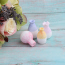 Dollhouse Miniatures Colourful Ceramic Porcelain Vases 4Pcs Set for 1/12 Scale Home Decoration