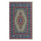1/12 Dollhouse Miniature Rug Turkish Style Carpet Floor Covering Blue Area Rug