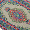 1/12 Dollhouse Miniature Rug Turkish Style Carpet Floor Covering Blue Area Rug