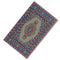 1/12 Dollhouse Miniature Rug Turkish Style Carpet Floor Covering Blue Area Rug