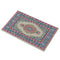 1/12 Dollhouse Miniature Rug Turkish Style Carpet Floor Covering Blue Area Rug