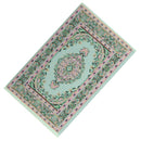 12th Floor Covering Turkish Style Rug Embroidery Cloth Mat for Dolls House Room Garden Decor