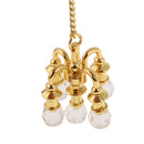 Dollhouse Miniature Furniture 1:12 Doll House Accessories Mini Ceiling Lamp Chandelier - Golden