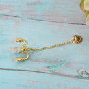 Dollhouse Miniature Furniture 1:12 Doll House Accessories Mini Ceiling Lamp Chandelier - Golden
