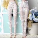 12inch Doll Garment Leggings Trousers Stocking Winter Outfit for 1/6 Blythe Doll Accessories Kids Role Play Toy White