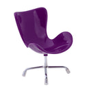 1/6 Scale BJD Doll Purple Lounge Swan Chair Model for Hot Toys Figures for Blythe Takara Room Life Scenes Decor