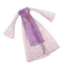 Doll Dresses Elegant Lady Long Sleeves Dancing Dress Sequined Evening Dress Clothes for For 1/6 Blythe Doll Accessories Purple